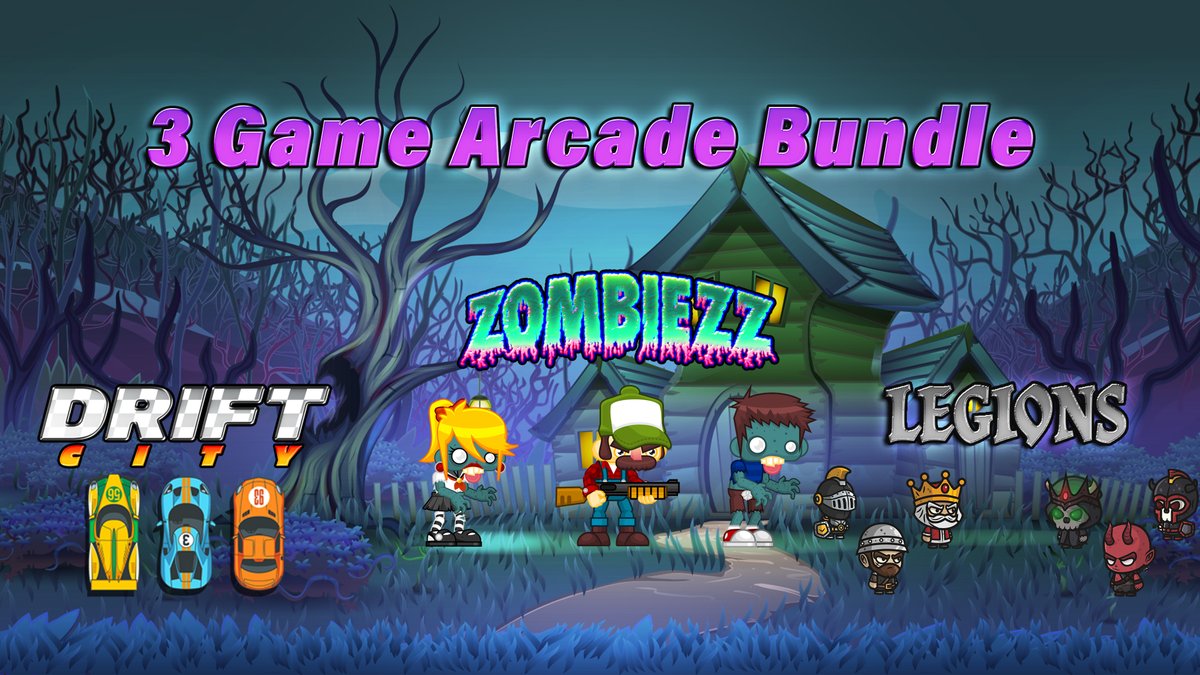 3 Game Arcade Bundle is now live on sale on PSN! 3 games for one price. 50% off. Zombiezz, Drift City and Legions. EU and NA. PS5 and PS4. #smobileinc #zombiezz #legions #drift #PlayStationTrophy #PS5 store.playstation.com/en-gb/product/…