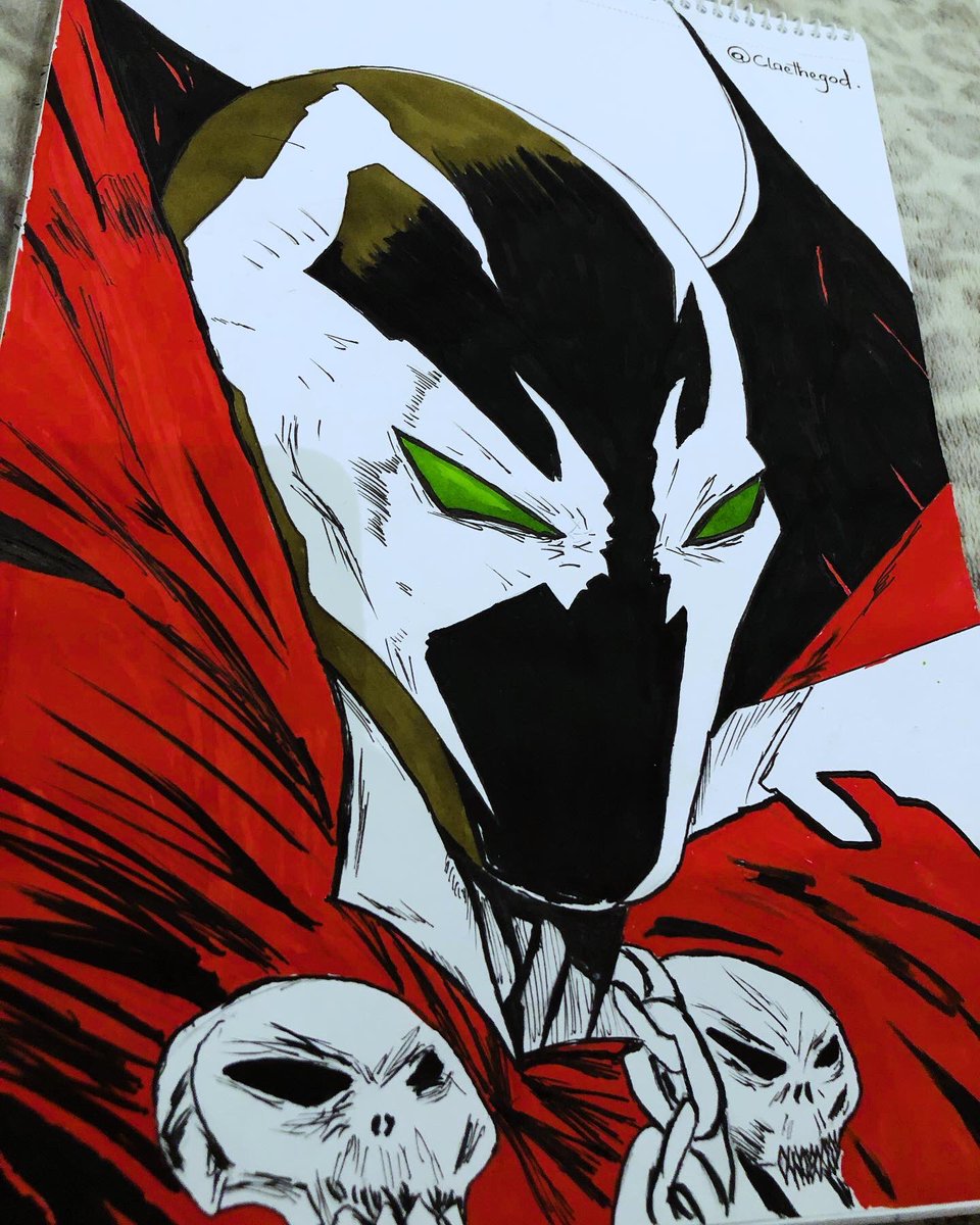 Claethegod's tweet photo. 🟢SPAWN 🔴

#spawnart #spawn https://t.co/0hfIXoBwlV