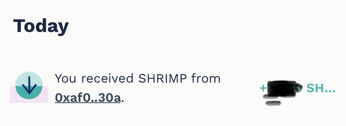 Received some @shrimp_apt for being a @Aptomingos holder! @fischermingo always delivering!