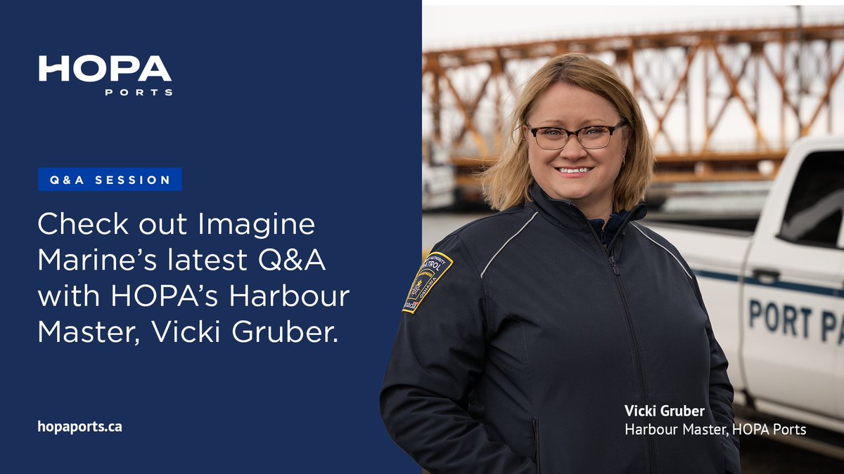 Check out the latest Q&A session from Imagine Marine with HOPA's very own, Vicki Gruber. In this Q&A, Vicki delves into her background, the thrilling diversity of her work, and the unexpected perks that come with being the boss of the harbour. ⚓ Q&A: ow.ly/Iw4y50R3xNB