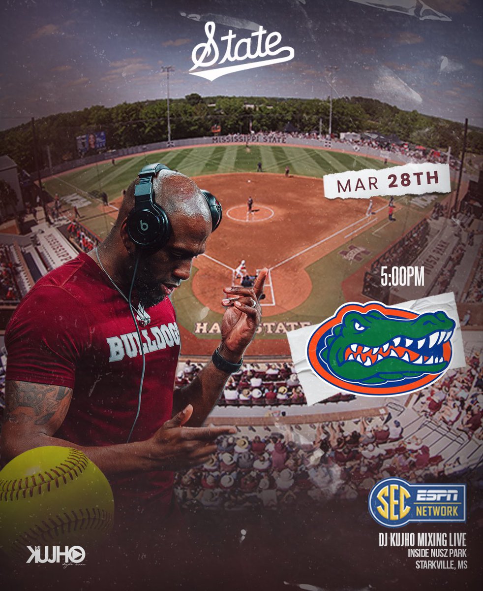 KujForCongress (@djkujho) on Twitter photo Start spreading the Nusz! I’m coming to the Park tomorrow at Saturday as <a href="/HailStateSB/">Mississippi State Softball</a> takes on #9 Florida! Come support our ladies! I’ll have some stickers for the kids as well! 🥎🐶#HailState Start spreading the Nusz! I’m coming to the Park tomorrow at Saturday as <a href="/HailStateSB/">Mississippi State Softball</a> takes on #9 Florida! Come support our ladies! I’ll have some stickers for the kids as well! 🥎🐶#HailState