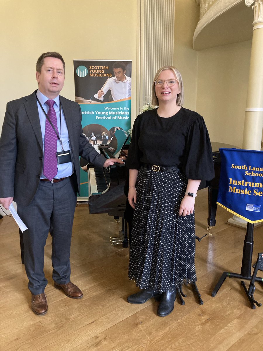 We were honoured to have SLC Chief Executive Paul Manning and Chair of SLC Education Resources Committee Councillor Lynsey Hamilton to offer the opening and closing remarks at today’s SLC Young Musician of the Year. 🙏🏼 ⁦⁦@L_Hamilton89⁩ ⁦⁦@SYMusicians ⁩