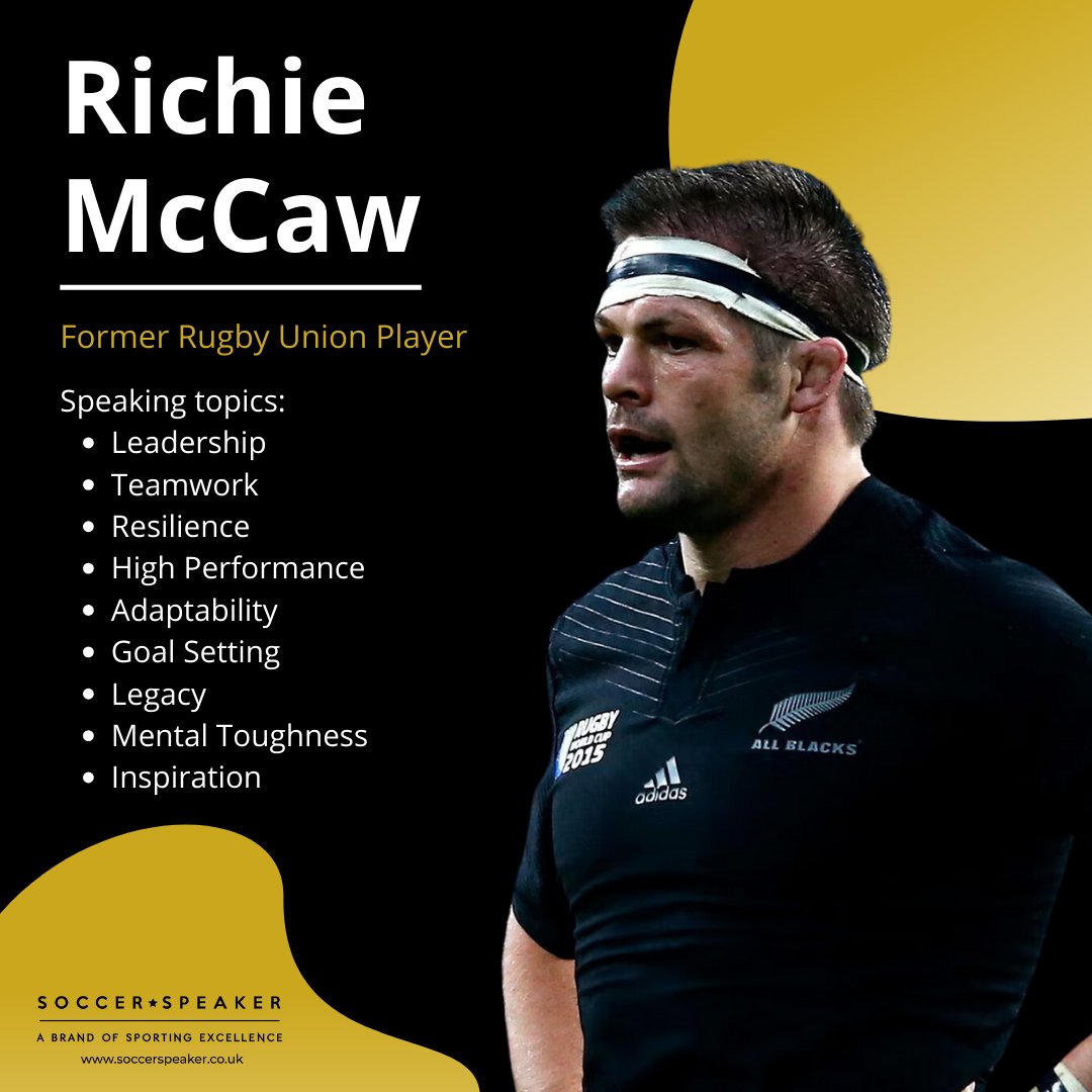 🏉 Book Richie McCaw for your event! 🌟 The Rugby World Cup legend offers unparalleled leadership & resilience, sharing insights on teamwork, motivation & conquering challenges. Don't miss out on learning from a true icon! Contact us for more info. #EventSpeaker #RugbyLegend