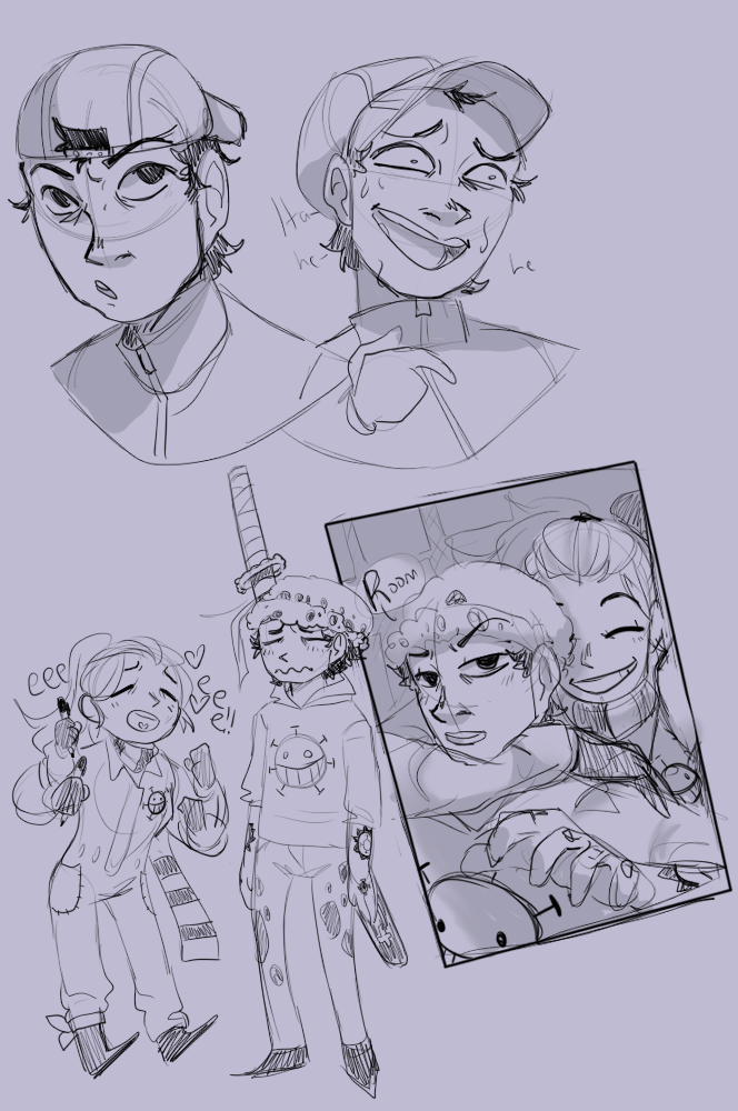 GriffsMissinVT's tweet photo. Goodmorning twitter, Heres some more spit and I
but this time i committted to the Trafalgar Law costume. I drew the tattoos in sharpe.
#HuntertheParenting #patheticspit #onepiece #HeisnotTrafLawbutmybrainthinkshelookssocute https://t.co/r6V675mexP