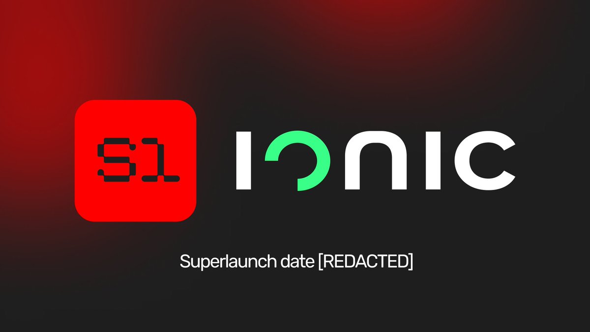 Announcing Ionic sale details on S1🎉

🚨Register your interest for the Ionic token sale on s1.xyz🚨
Wallets that are active on Mode get the preference😉

300k$ raise on S1
2000 whitelist spots
600 purchasable tickets