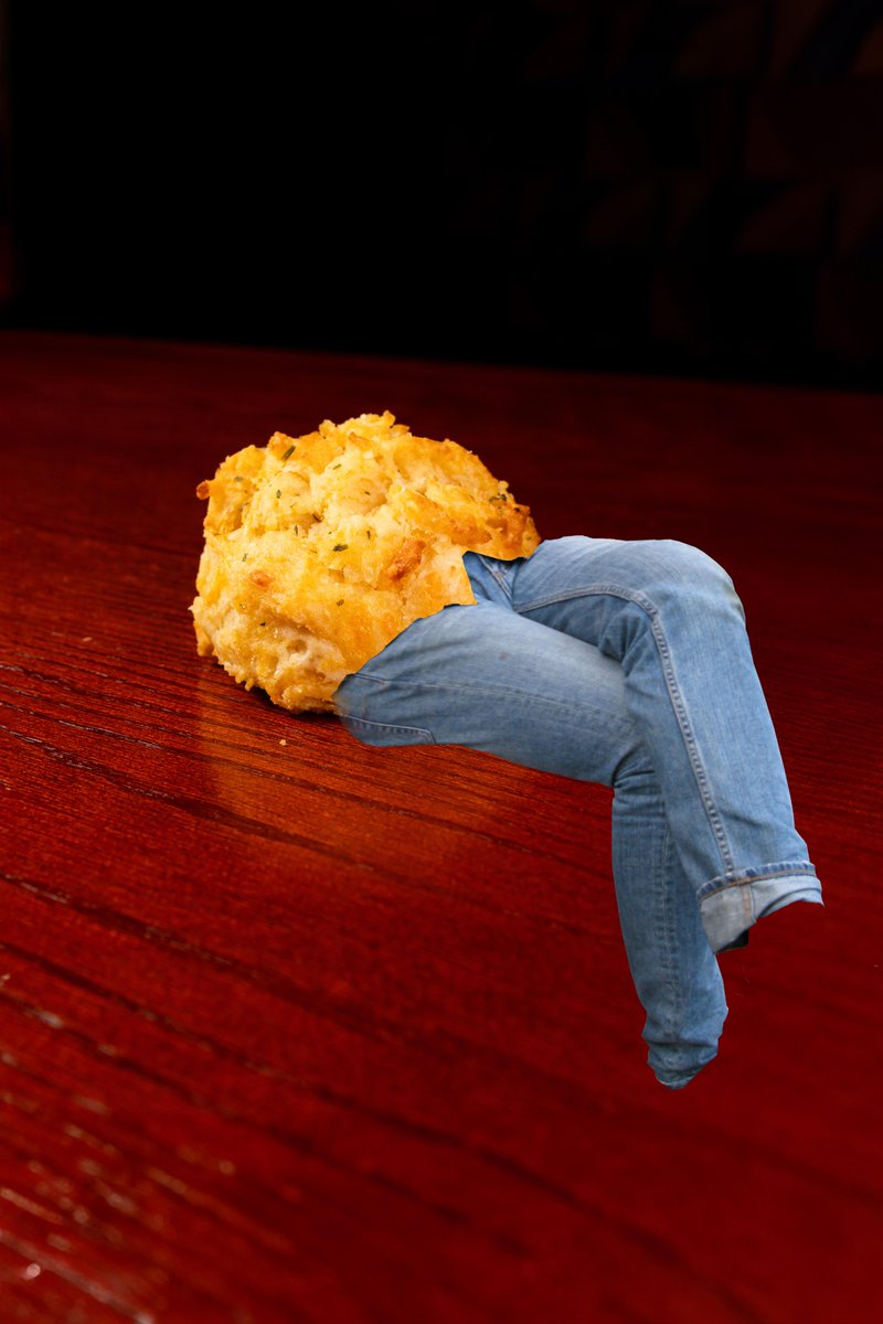 If a Cheddar Bay Biscuit wore pants do you think it’d be like this or like this?