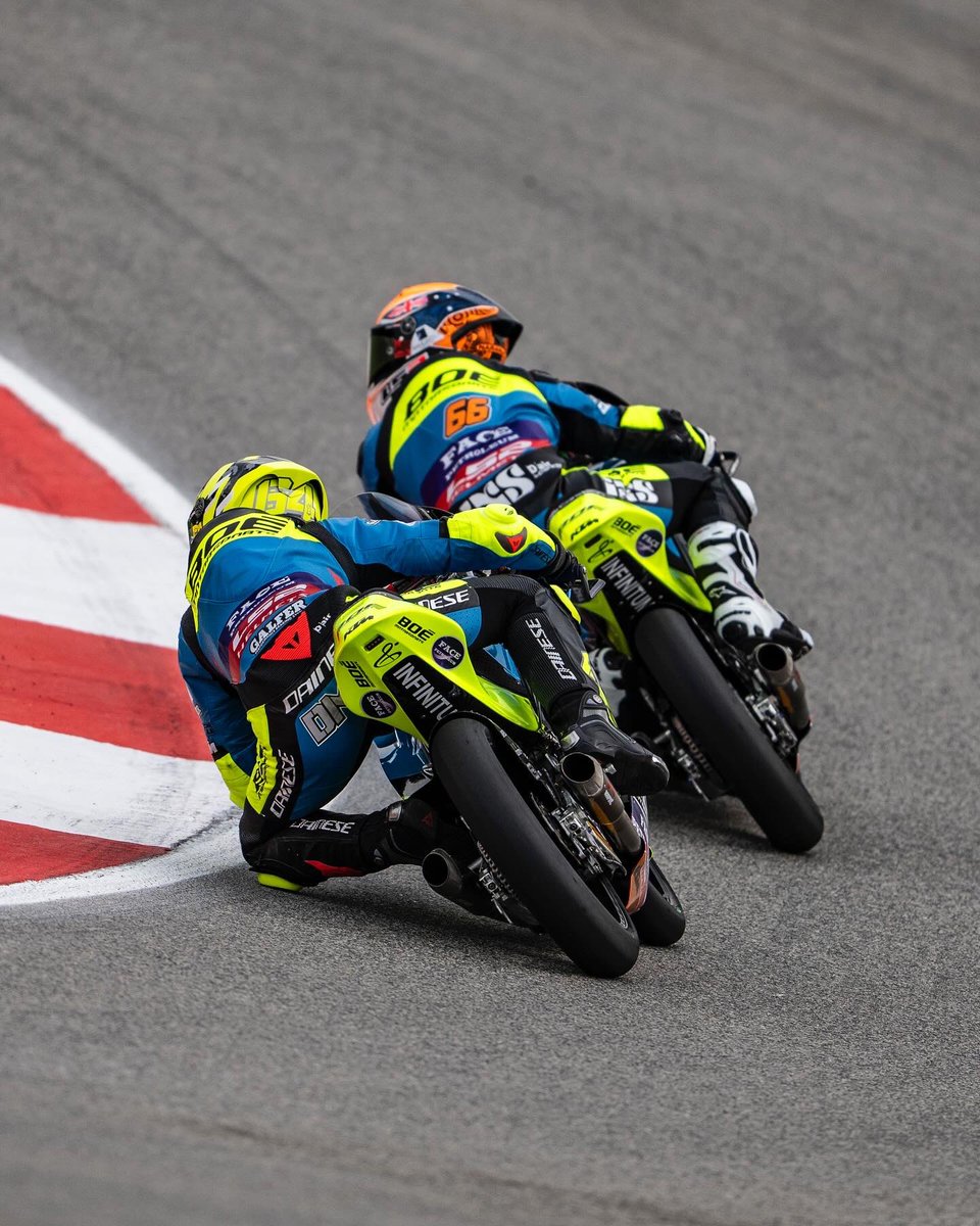 In the #PortugueseGP only two #Moto3 teams could finish with their two riders in the top ten, and one of them was #BOEMotorsports with @joelkelso66 and @david64official 😎 #MotoGP