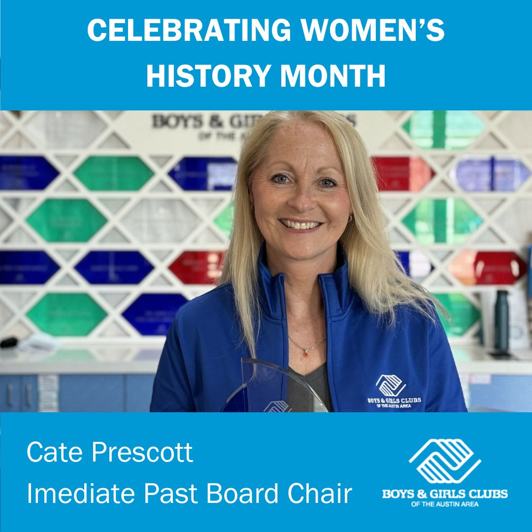 We are pleased to highlight Cate Prescott, @bgcaustin's Immediate Past Board Chair and the former Chief People Officer at @NIglobal, who brings her passion for human potential to BGC youth. bit.ly/4ax61fn #womenshistorymonth #greatfutures