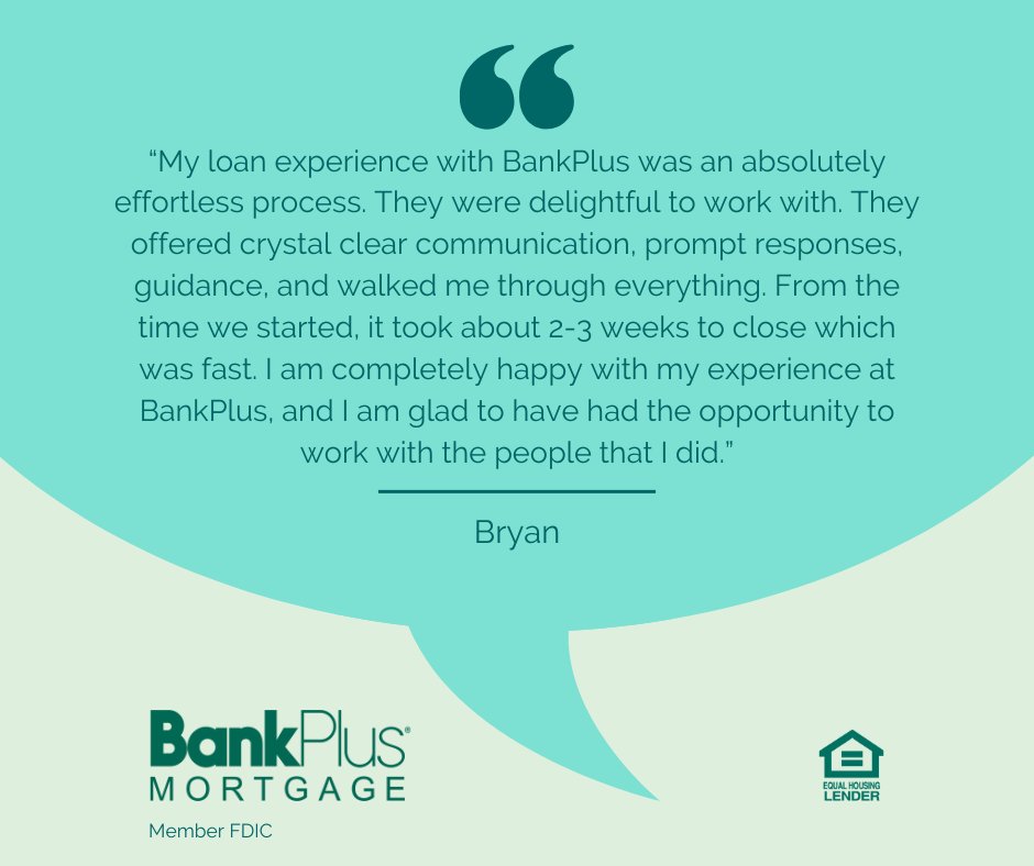 At BankPlus, our team of mortgage experts prides itself on finding the optimal home financing solution for each customer while providing the best in customer service. When you’re ready to purchase, refinance, or build, let’s talk! bit.ly/3uau0RT