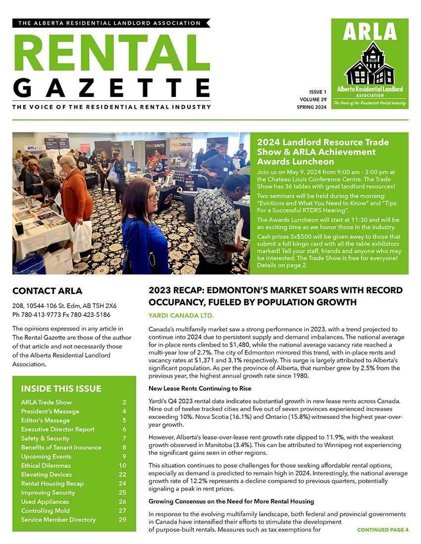 Attention Landlords, Property Managers &amp; Preferred Service Suppliers!

Share with your peers and let’s stay informed together! #arla #yeg #rentalgazette 

albertalandlord.org/the-rental-gaz…