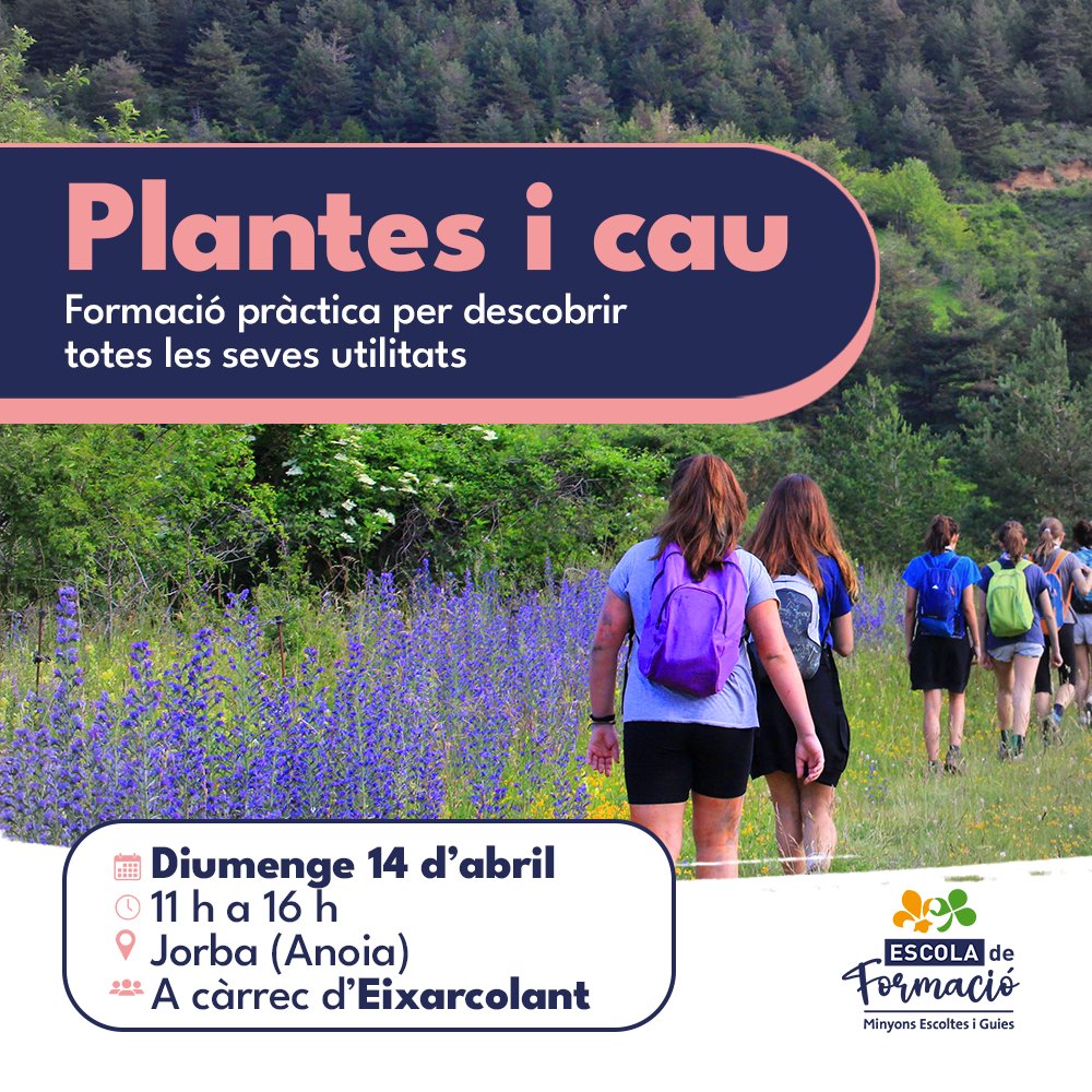 FORMACIONS 🌱🪴

Estàs interessat a revisar el model productiu actual, t'interessa descobrir com les plantes i flors i poden tenir un paper que mai t'hauries imaginat? Aquesta formació compartida entre <a href="/eixarcolant/">Col·lectiu Eixarcolant</a> i <a href="/EscoltesiGuies/">Minyons Escoltes i Guies de Catalunya</a> pot ser la teva!

🧵🧵
