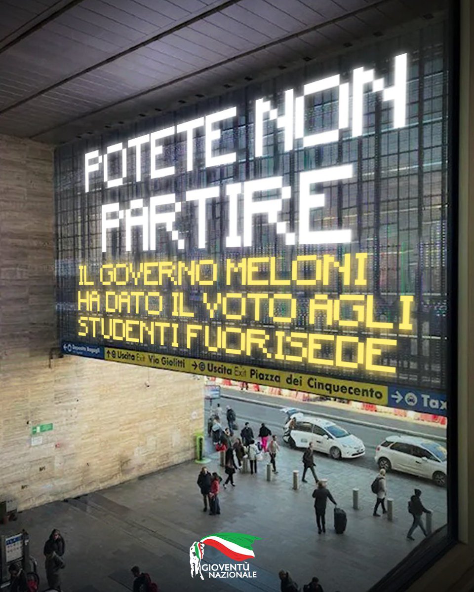 Non partite! Vittoria: i #fuorisede voteranno alle prossime #ElezioniEuropee