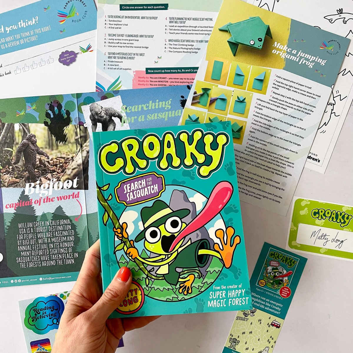 Newly independent readers will love this super fun, highly illustrated adventure story 🤩 #Croaky is an all-action adventurer perfect for our Parakeet subscribers 🐸 parrotstreet.com/products/croak… @Matty_long @OxfordChildrens