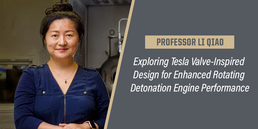 Researchers led by @PurdueAeroAstro's Li Qiao are revolutionizing #rocket propulsion with a patented Tesla valve-inspired design for RDEs. Enhancing stability & performance in jet and space propulsion. #Innovation purdue.link/RDEs #RocketScience