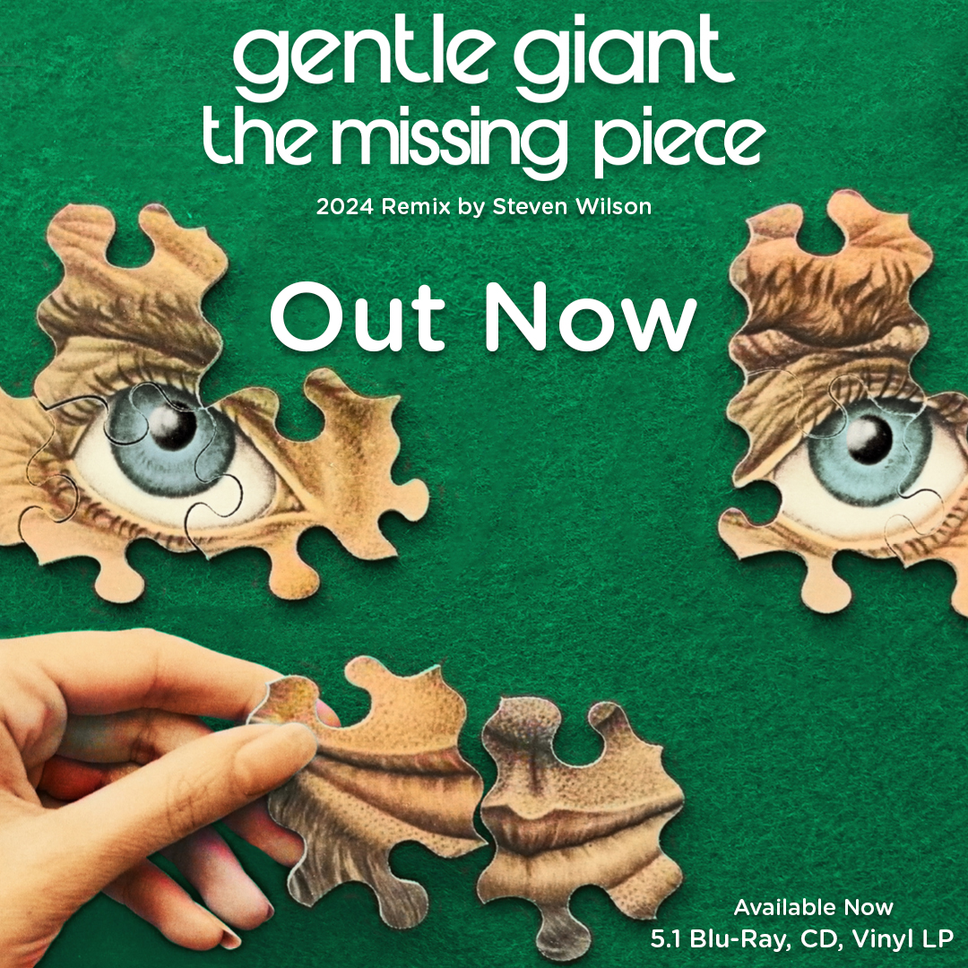 The Missing Piece is OUT NOW! linktree.com/gentlegiantband