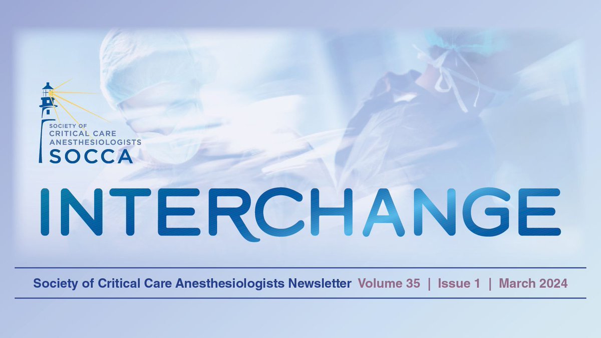 INTERCHANGE --> SOCCA Interchange Issue #1 / Spring 2024 is available! --> Check your inbox and visit buff.ly/2W2bLuQ for news and updates. @madihasyed85