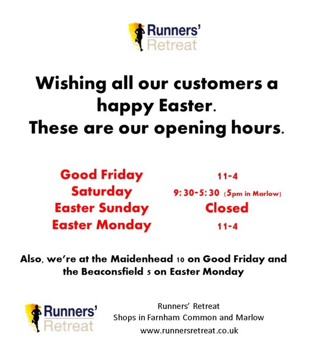 Runners' Retreat (@runnersretreat_) on Twitter photo 