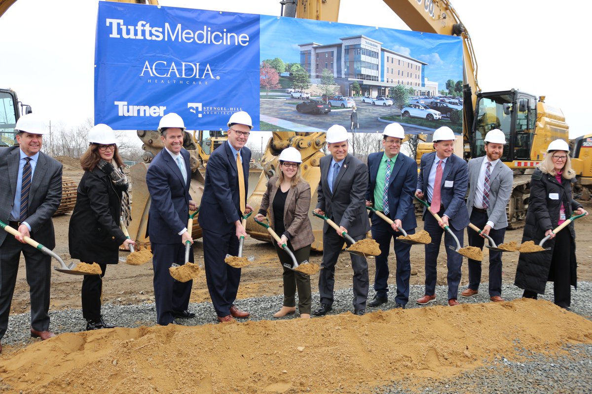 Leaders from Tufts Medicine, MelroseWakefield Hospital and Acadia Healthcare joined community officials today to break ground on a previously announced state-of-the-art, 144-bed behavioral health hospital in Malden, Massachusetts: tuftsmedicine.org/about-us/news/…