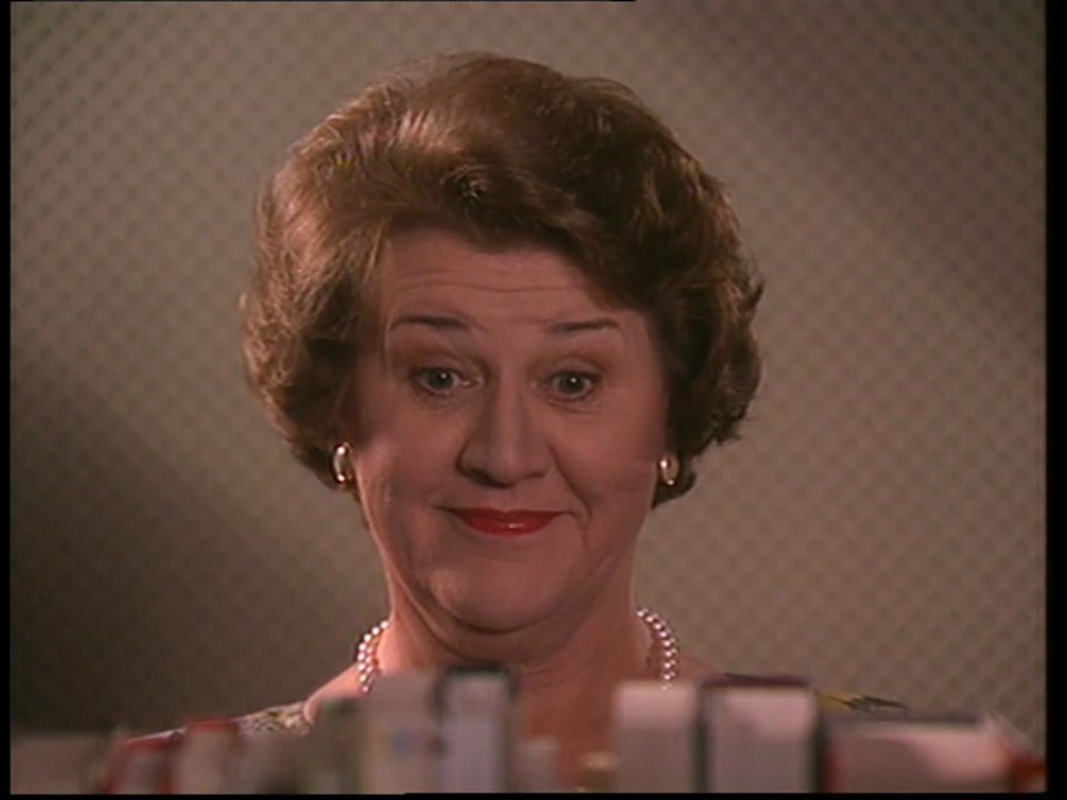 lewispringle's tweet photo. I thought I’d provide a public service to X, formerly known as Twitter, by going through all of the books on Hyacinth’s shelf in the opening shot to the titles of Keeping Up Appearances. https://t.co/QnjPLxgzVQ