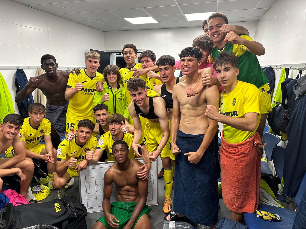 ¡Victoria en el derbi Juvenil 💛!

Los groguets vencen al Valencia CF por 1-2 en Paterna ✅

⚽️ Markel
⚽️ Joel Sánchez

¡Enhorabuena, equipazo 💪!