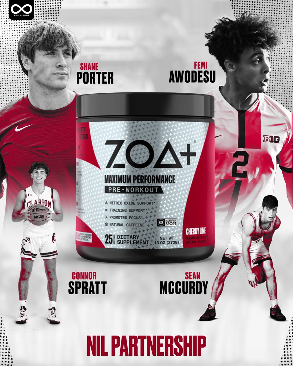 Limitless athletes stay fueled with @ZOAenergy 🔋⚡ ♾️ | #ForAthletesByAthletes