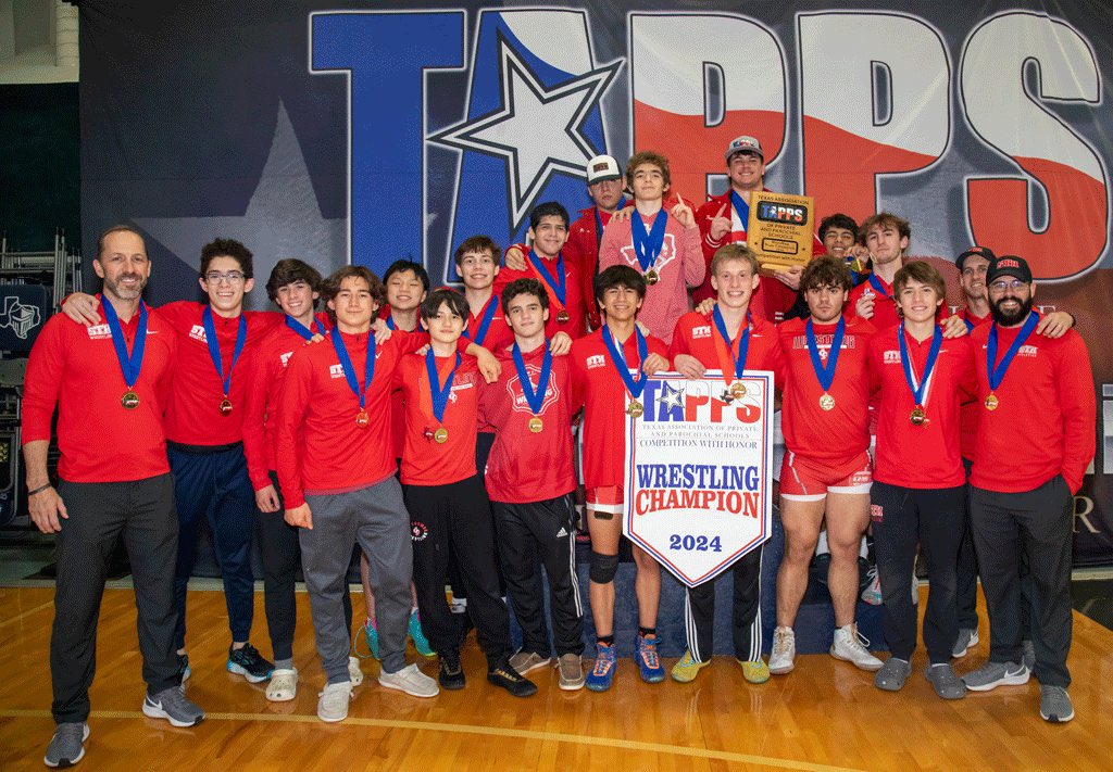 Michael LeHolm @HoustonChronHS Private Coach of Year after Eagle Wrestling rakes 1st #TAPPS state championship since 2011-13. Trace Langin, Roberto Pacini & Joshua Guzman All-Greater Houston after individual state crowns. Langin & Pacini also Texas Prep State champs.