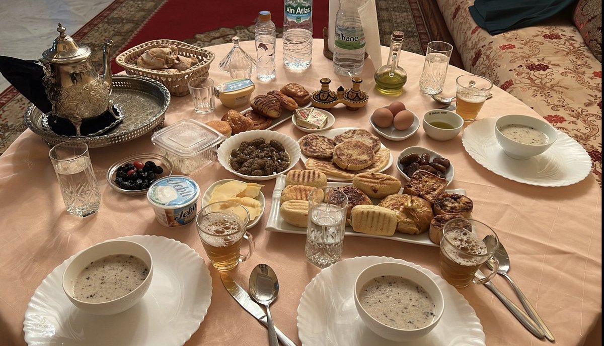 Sentinels's tweet photo. the first meal @1johnqt had after arriving in Morocco https://t.co/BaQ6EusQ5c