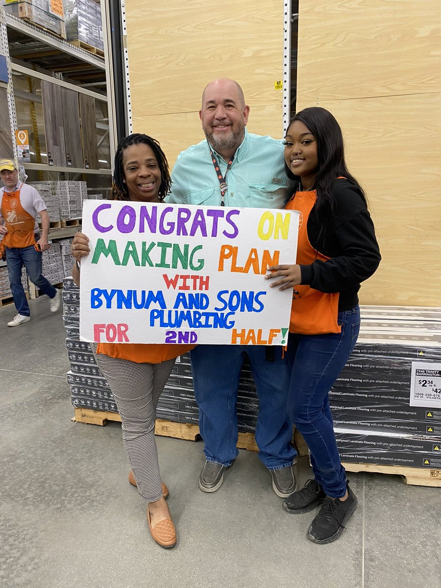 Bynum & Sons Plumbing (@bynumsons) on Twitter photo It’s a Beautiful, Bright,Glorious day here @ THD148 where we are celebrating with our team for making plan with us last have in WH Installs @ 135.9 % 🥳🎉 awarding them a donation to their Homer Pantry. Let s to it again <a href="/jtrieves/">J.T. Rieves</a> <a href="/SusanCortese/">Susan Cortese</a> <a href="/LisaSilver_16/">Lisa Silver</a> <a href="/MMSdsm/">Mid-South DSM Team</a> <a href="/KimTHD_HVAC/">Kim Beard</a> It’s a Beautiful, Bright,Glorious day here @ THD148 where we are celebrating with our team for making plan with us last have in WH Installs @ 135.9 % 🥳🎉 awarding them a donation to their Homer Pantry. Let s to it again <a href="/jtrieves/">J.T. Rieves</a> <a href="/SusanCortese/">Susan Cortese</a> <a href="/LisaSilver_16/">Lisa Silver</a> <a href="/MMSdsm/">Mid-South DSM Team</a> <a href="/KimTHD_HVAC/">Kim Beard</a>