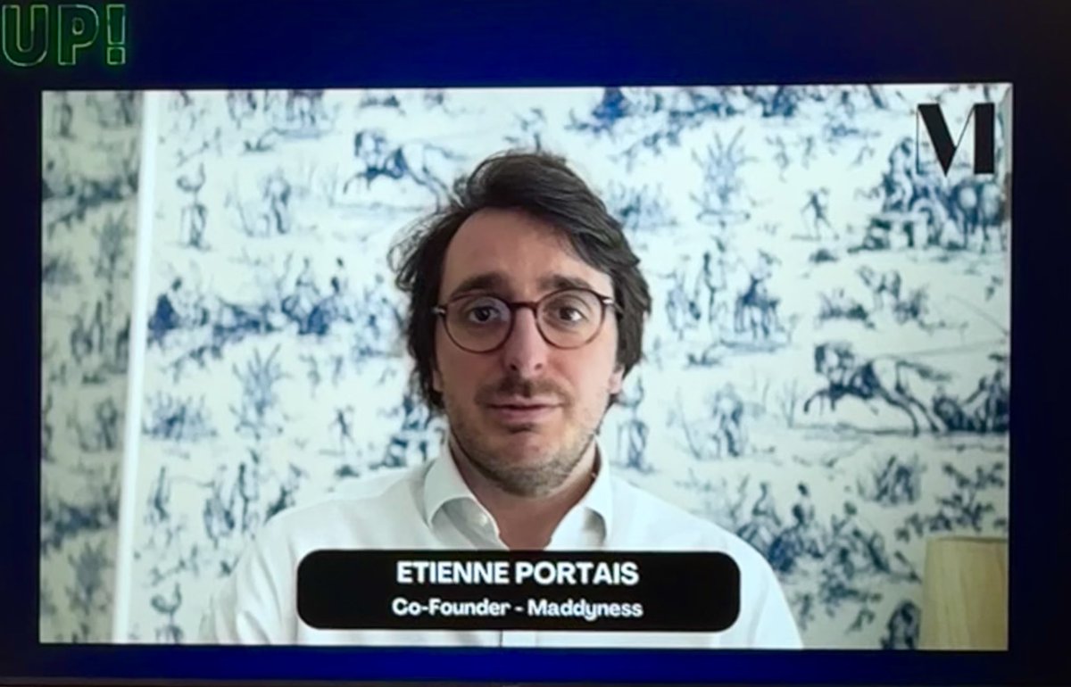 🗣️ @EPortais, Co-Founder of @bymaddyness, announced the winner of the Maddy Choice Award, taking place at the @bnpparibas LevelUP! #event