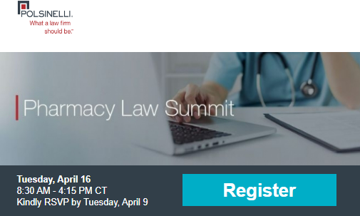 Polsinelli's tweet photo. Explore the latest legal &amp;regulatory issues impacting the practice of #pharmacy at our #PharmacyLaw Summit on 4/16. From enforcement updates to #dataprivacy concerns, our speakers will provide crucial insights. If you would like more information, contact events@polsinelli.com. https://t.co/7F38zkhmhB