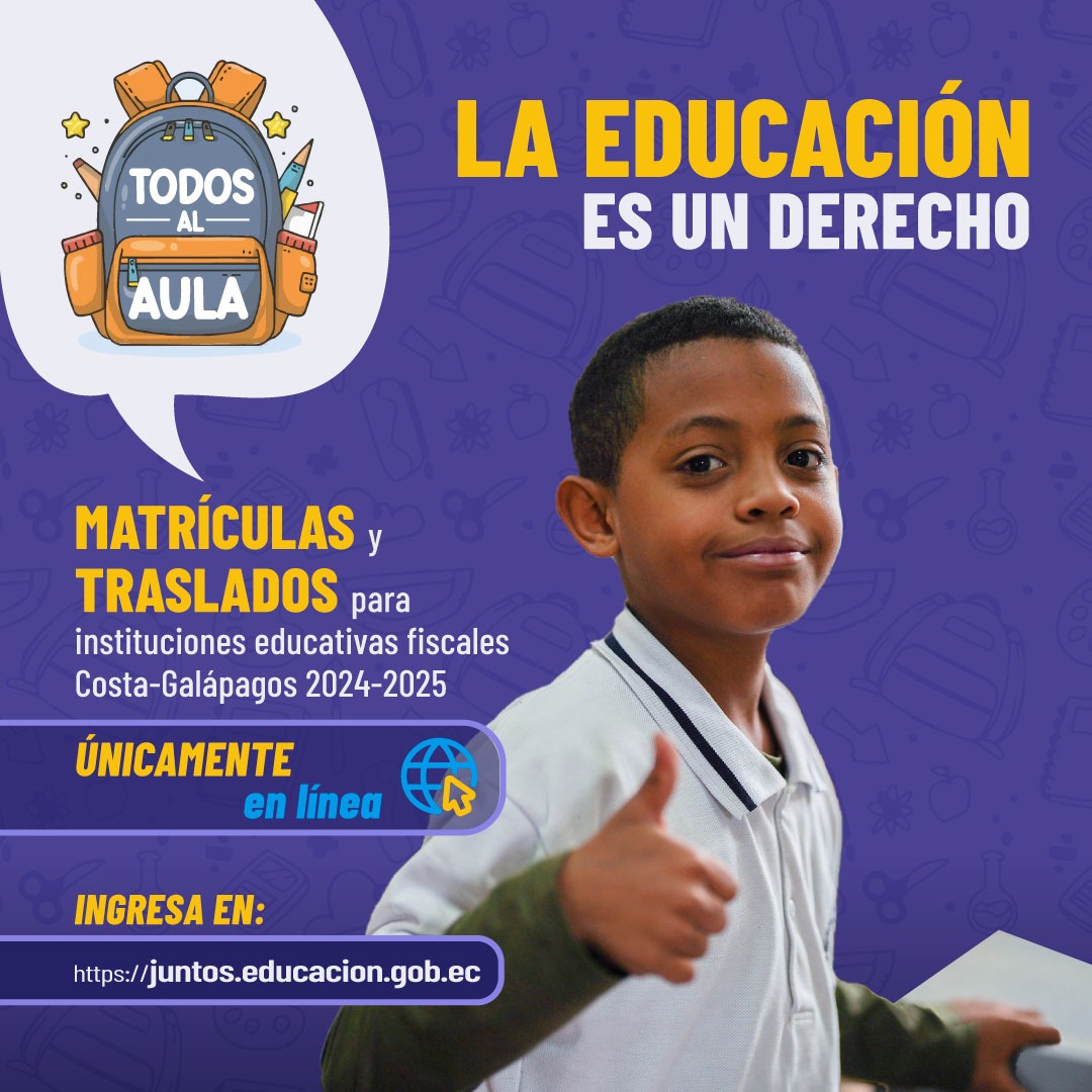 Educacion_Ec's tweet photo. ⚠️ ¡PILAS! Recuerda que todos los trámites en el sistema educativo fiscal son TOTALMENTE GRATUITOS.

¡Denuncia si conoces de cobros en el sistema educativo! Hazlo en ➡️ https://t.co/umiN70gyrD

#TodosAlAula
#ElNuevoEcuador https://t.co/3YBa3rKO7e