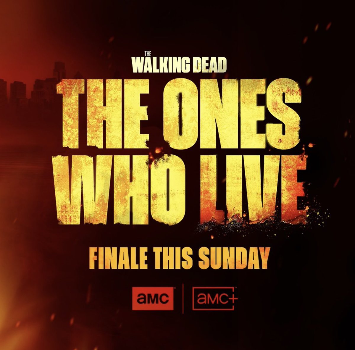 TWalkingDWorld's tweet photo. It all comes down to this.

The FINALE of #TheOnesWhoLive is THIS SUNDAY! https://t.co/uA9CWf4nGc