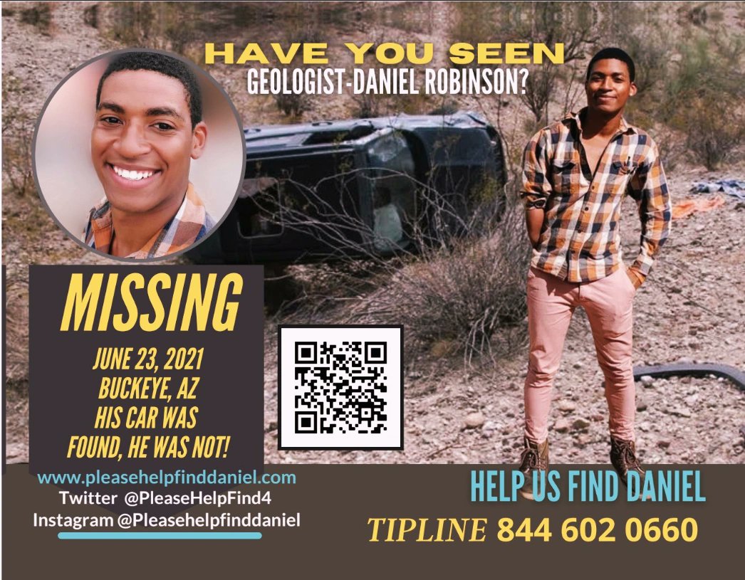 My son, Daniel remains missing and. If you have any information about his whereabouts or know anything about anyone involved in his disappearance, please call the tipline. You can also text the word 'TIP' to the same number. You can remain anonymous. Thank you.GOD Bless 🙏🏾