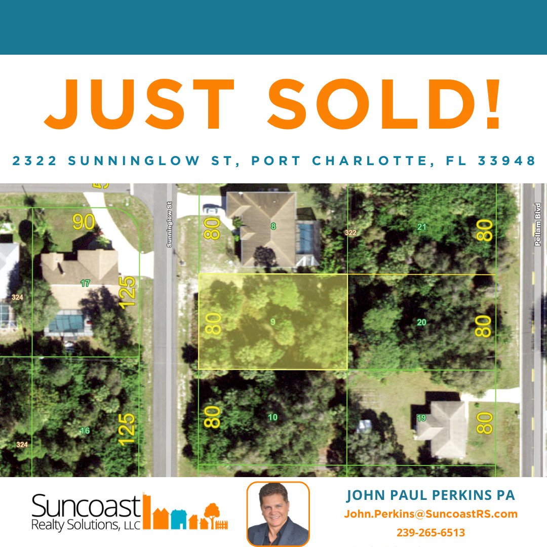 Another satisfied customer!! Have property you need sold? Give me a call! #suncoastrealtysolutions #johnpaulperkinspa #floridarealtor