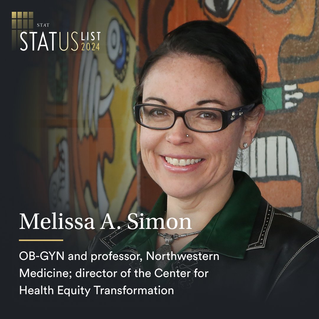 .@DrMelissaSimon is at the forefront of efforts to stop health disparities in the U.S. Meet one of the selections to the 2024 #STATUSList: trib.al/WHGaeuz