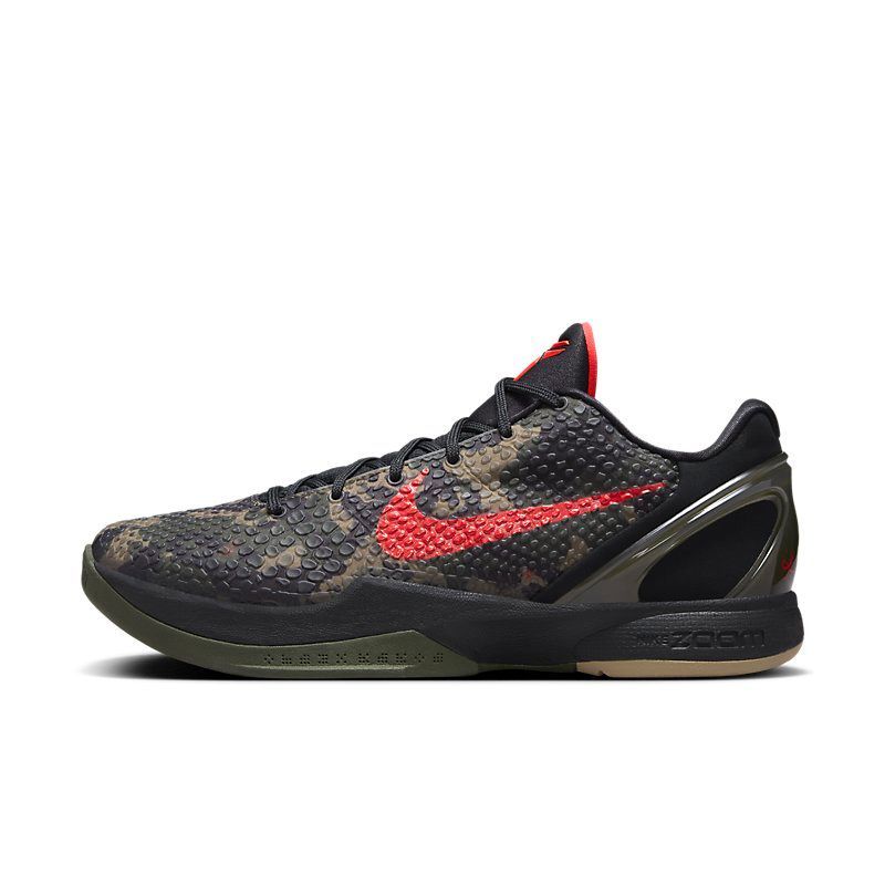 KicksFinder's tweet photo. OFFICIAL IMAGES: Nike Kobe 6 Protro "Italian Camo" 🇮🇹 🐍 

🗓️ April 13th, 2024
📝 FQ3546-001 (MENS); HM4824-001 (GS)
💰 $190; $120 USD
💵COP OR 🚮DROP? https://t.co/ye4aMqg1b1