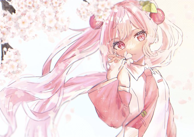 「桜ミク 花」の画像/イラスト/ファンアート(新着)