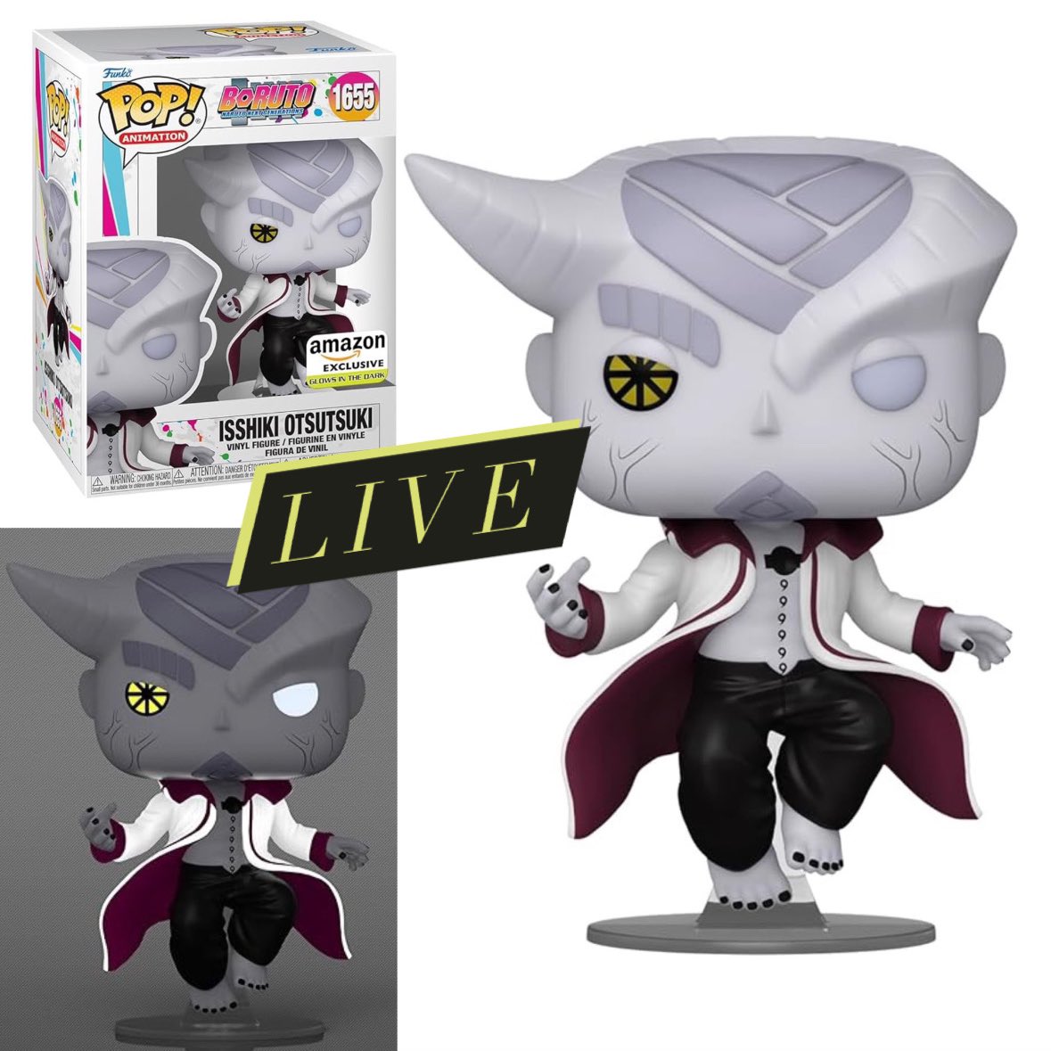 FunkoPOPsNews's tweet photo. Now live! And first look at Amazon exclusive GITD Isshiki Otsutsuki Funko POP! Thanks @marvelfunkonews ~
Linky ~ https://t.co/Y9006T8Fkf
#Ad #FPN #FunkoPOPNews #Funko #POP #POPVinyl #FunkoPOP #FunkoSoda https://t.co/JH6oWwuuU2