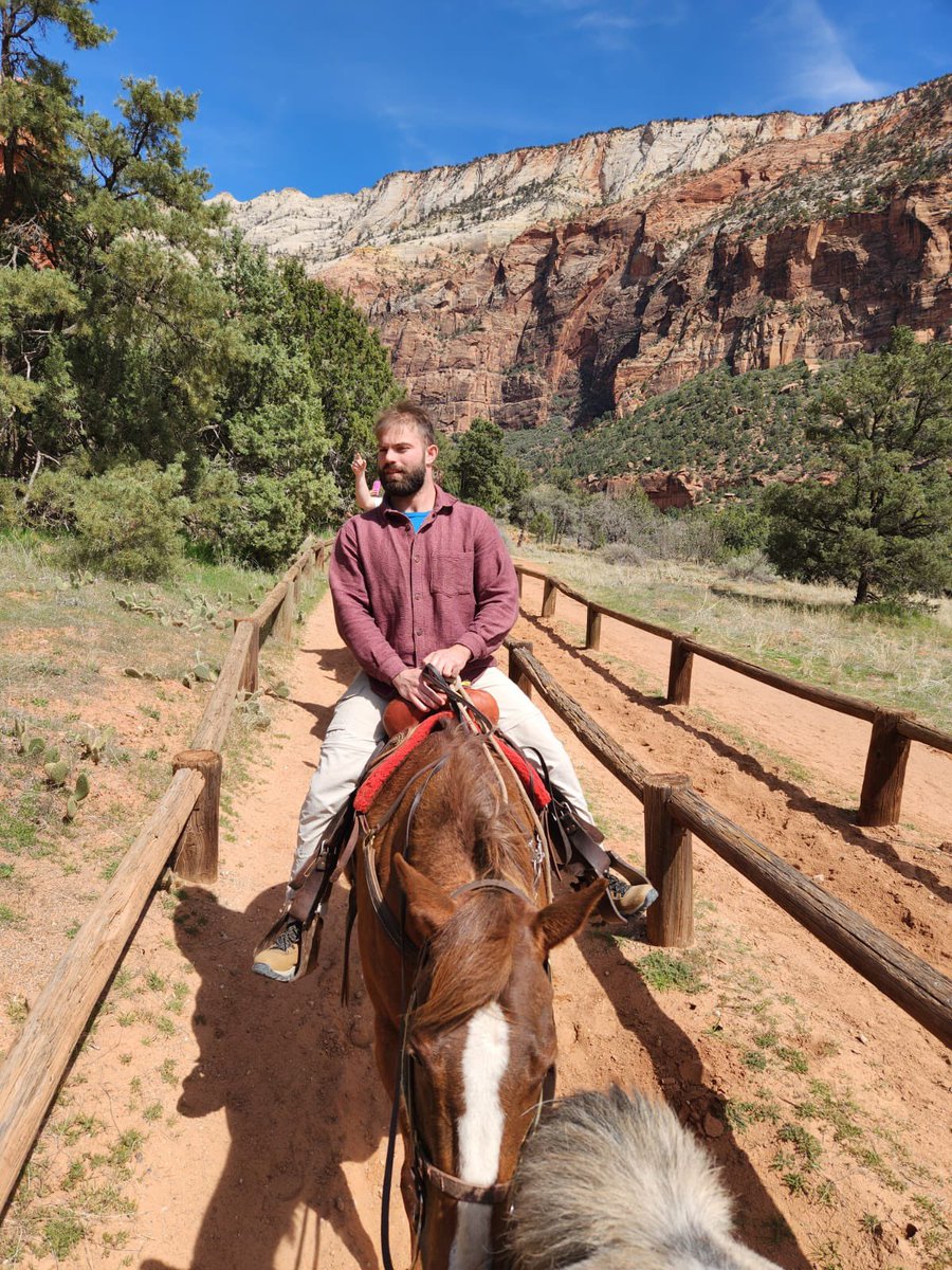 Felt great hitting the trails today 🐴🤠