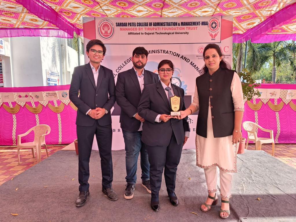 DrBijalZaveri1's tweet photo. *#PuPride*
Students of *Parul Institute of Management and Research* secured *2nd Position* in *BIZZ QUIZ competition* at State level under the event of *FORZA 2K24*, organized by Sardar Patel Education Campus.
#winners #management #bizz https://t.co/srdSHLpiat