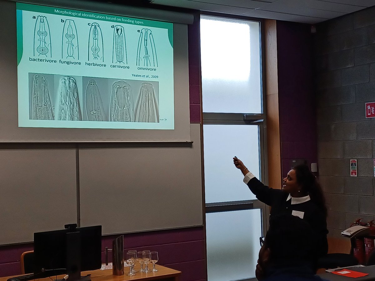 Proud of my ladies and the work we do! Nematodes rule!  From ecoassessing novel recycled organic waste fertilisers in #ReNu2Cycle, to environmentally risk assess chromium in soils, to developing innovative bioinsecticides, to help restoring peatlands! Thank you #Environ2024