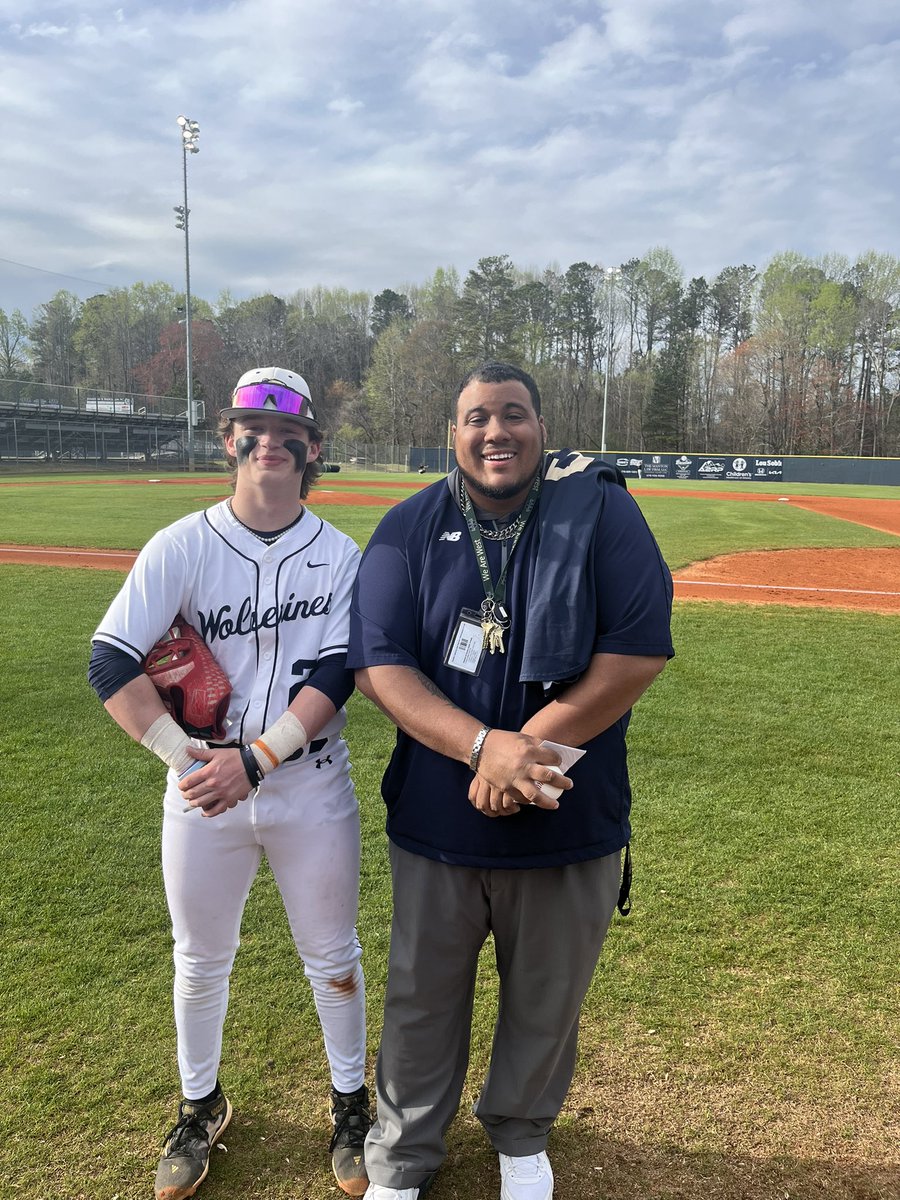 Honored to be picked by my one of my favorite students @JackLloyd2317 & @CoachKrat West Baseball Program for Teacher Appreciation Day today!! Can’t wait to see you walk across that stage come May! Love you Jack! #WeAreWest