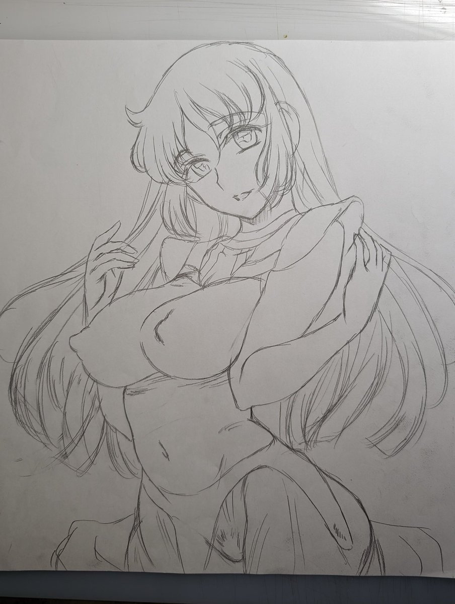 操作を誤って、前のポストを削除してしまいました。
リプライ頂いた皆様には大変申し訳ございませんでした!
重ねて深くお詫び申し上げます。🙇🙇🙇🙇🙇
改めて色紙ラフ。
シーラ様三種です。 