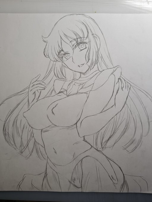 操作を誤って、前のポストを削除してしまいました。
リプライ頂いた皆様には大変申し訳ございませんでした!
重ねて深くお詫び申し上げます。🙇🙇🙇🙇🙇
改めて色紙ラフ。
シーラ様三種です。 