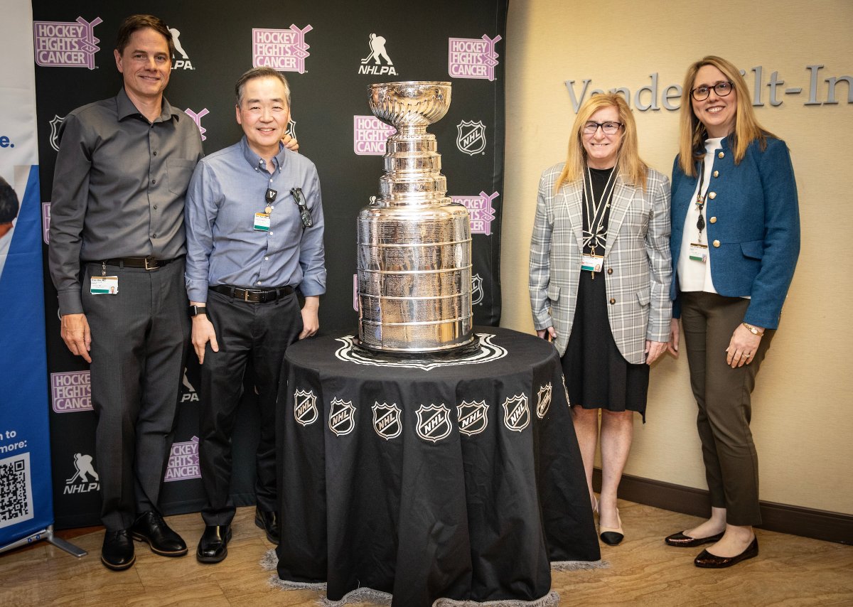 Its no @Uromigos Cup but the #StanleyCup is pretty cool. @benhopark @drlauragoff