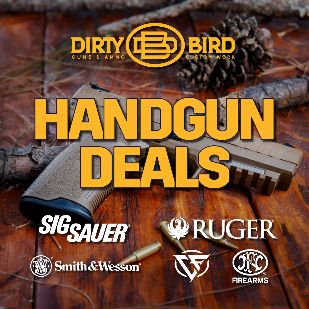 We have some in-store handgun specials going on, including the S&W M&P 2.0 for $599! We also have Sig Sauer P238s, Ruger Max-9s, Chiappa Rhinos and FN 5.7x28mm on sale and many more!

#2A #2ndAmendment #Handgun #SmithandWesson #Pistol #SigSauer #ChiappaRhino #Ruger #FiveSeven