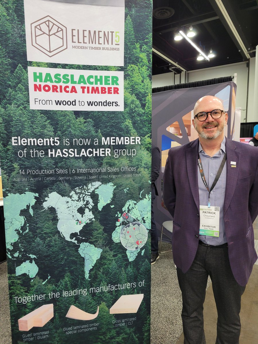 MYorke27's tweet photo. Global leaders make it a point to attend @MassTimberConf in Portland at the @oregoncc Including of course, Hannes Blaas of Rothoblaas, Jaka Bradac of Ledinec , Patrick Choinard of Element 5 & Michele Shi of Hasslacher ~all of whom supported the #TimberTalks series @the_ccat https://t.co/7lrhTkVG7N