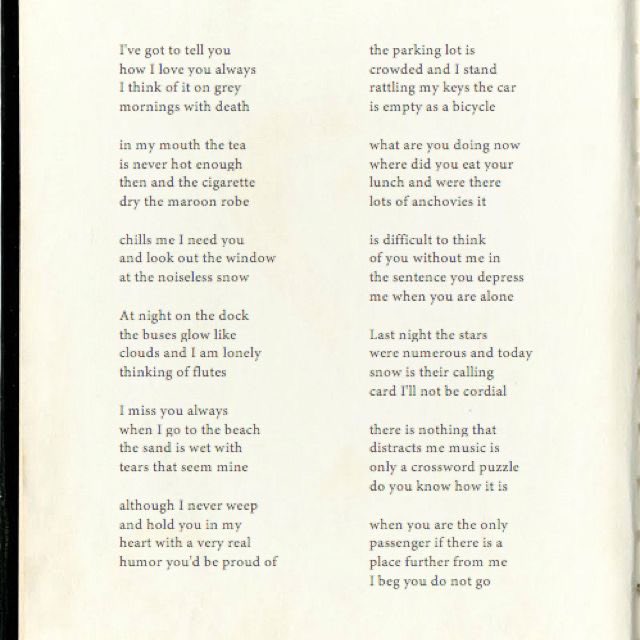 i am not resistant to the charm of posting some frank o’hara i am afraid