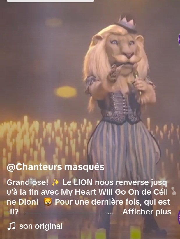 FranceL08's tweet photo. #TheMaskedSinger. Wow! Another costume exactly like the one in the Quebec French version "Chanteurs masqués" 😲🙂 https://t.co/pEcLg1Xjp4