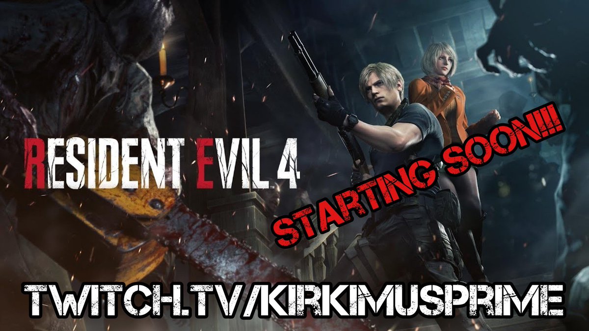 More late-night Resident Evil 4 Remake tonight! Hoping to start between 9-9:30 pm est!